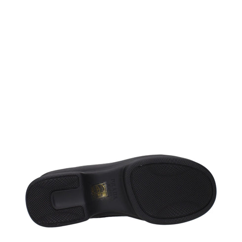 Prada Black Fibres Mules